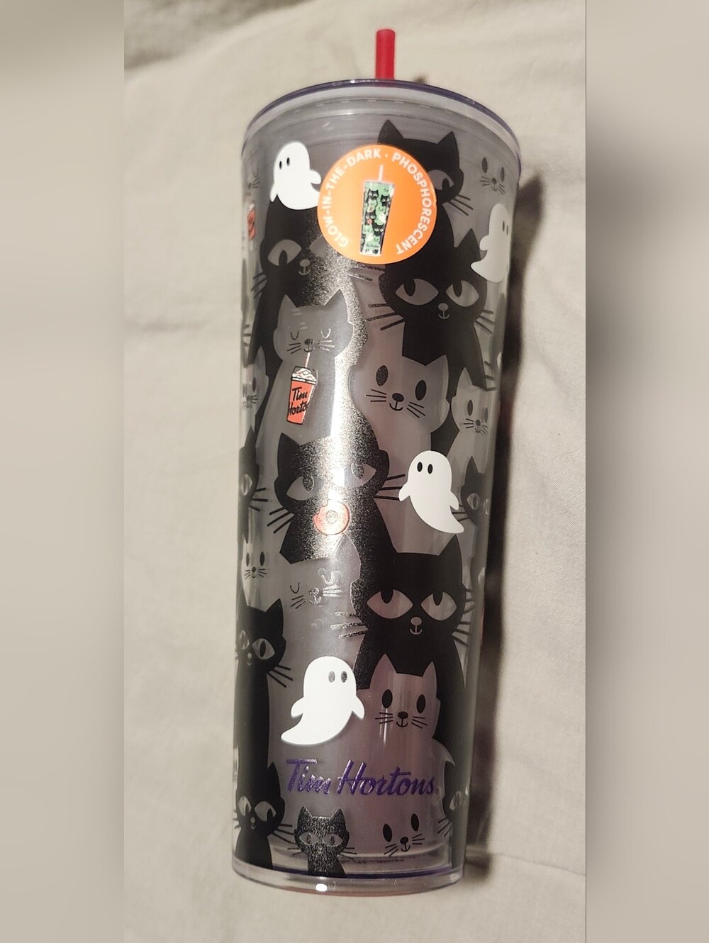 Tim Hortons Halloween Tumbler Glow In Dark